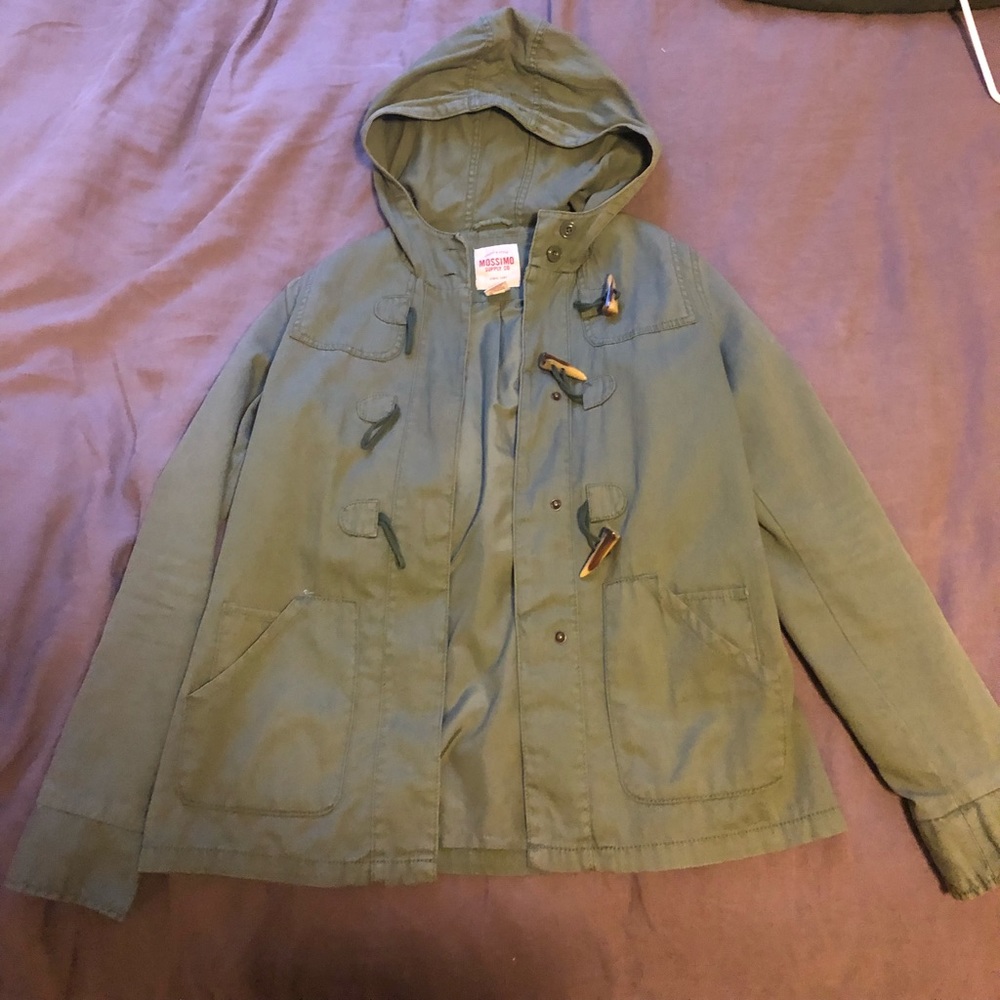 Army Green Jacket With Toggle Buttons - image 1